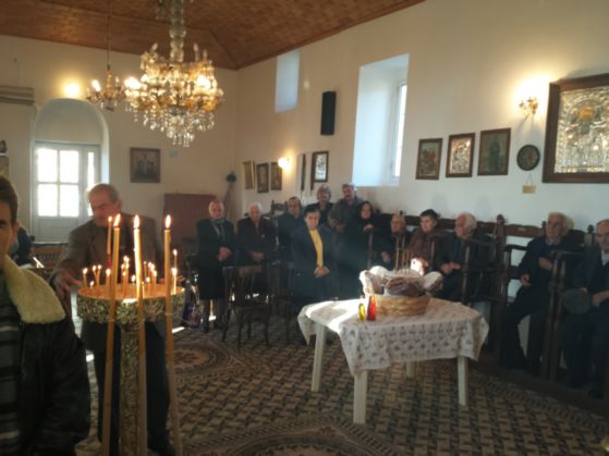 Από την αρτοκλασία και την λειτουργία στο ναό του Αγ. Νικολάου, Δεκέμβριος 2013