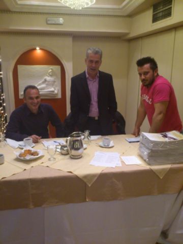 Αθήνα, κοπή πίτας συλλόγου Καρδαριτσιωτών, Ιανουάριος 2013